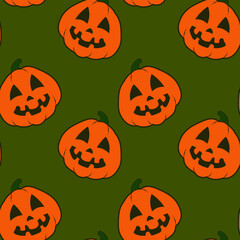 seamless halloween pattern