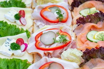 belegte Partybrötchen