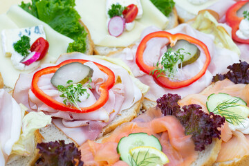 belegte Partybrötchen
