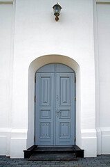 Built in 1924, a Catholic cemetery chapel dedicated to the Holy Spirit in the town of Choroszcz in Podlasie, Poland.
