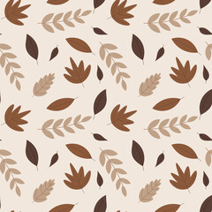 Abstract organic floral pattern background. Vector.