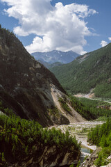 mountain road in the mountains