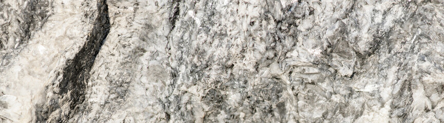 Gray stone background, cross section. Banner