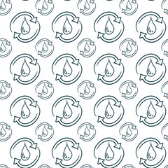 eco natural vector siple seamless pattern