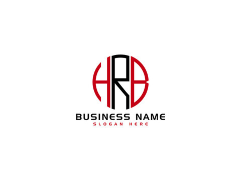 Creative HRB Logo Letter Vector Image Design For Your Business