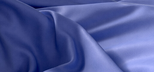 Blue Bell Leather -  Material texture textile blur background