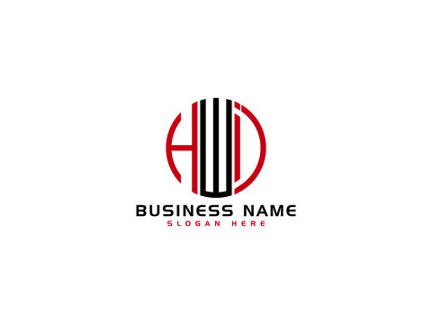 Creative HWI Logo Letter Vector Image Design For Your Business