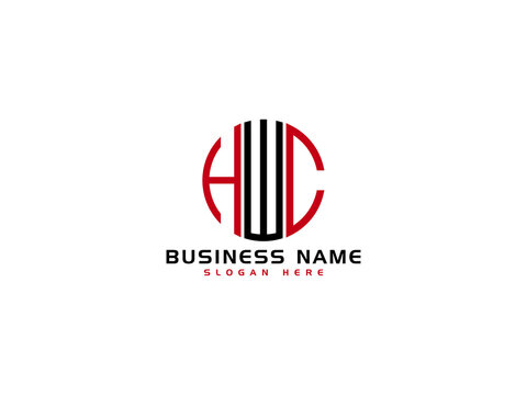 Creative HWC Logo Letter Vector Image Design For Your Business