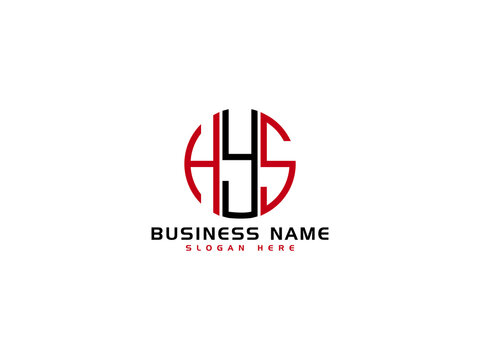 Creative HYS Logo Letter Vector Image Design For Your Business