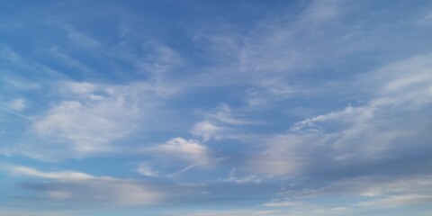 blue sky with clouds