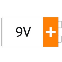 9V Battery symbol