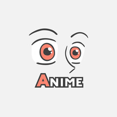 Anime eyes symbol