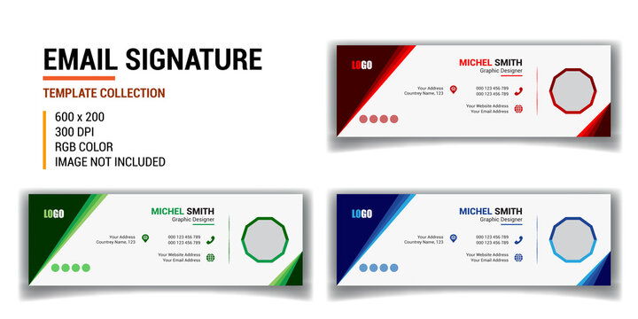 2 633 Best Email Signature Template Images Stock Photos Vectors Adobe Stock