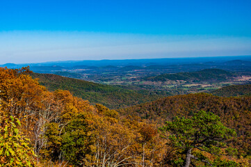Autumn Hike on The Appalachian Trail, Shenandoah National Park, Virginia, USA