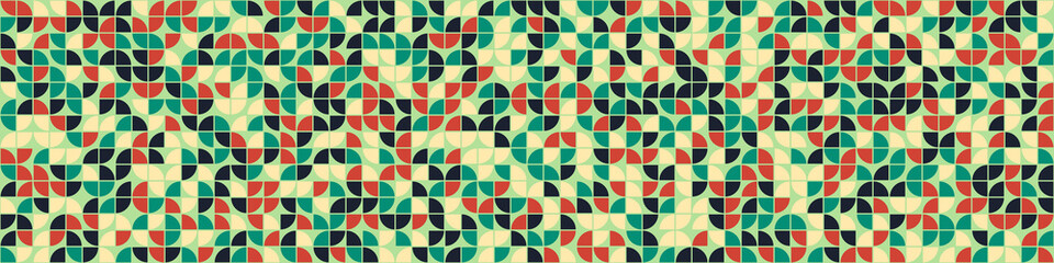 Abstract Geometric Pattern generative computational art illustration