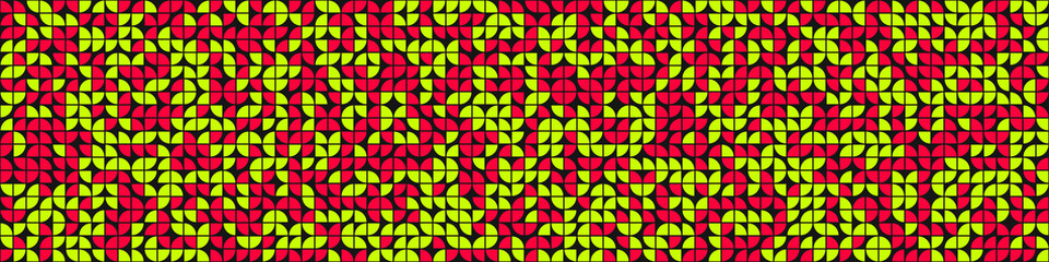 Abstract Geometric Pattern generative computational art illustration