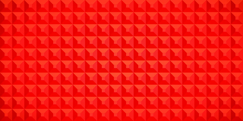 Red geometric background. Vector illustration. 