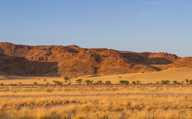 Auf der Fahrt ins Sossusvlei, Namibia,