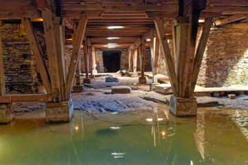 Trier, Germany – underground under the arena for gladiators.