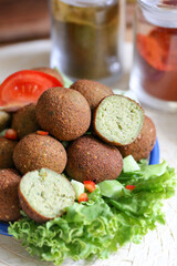 Home made falafel 