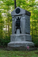 52nd New York Infantry Monument, Gettysburg National Military Park, Pennsylvania, USA