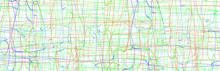 Colorful chaotic lines background. Hand drawn lines. Tangled chaotic pattern. Vector illustration.