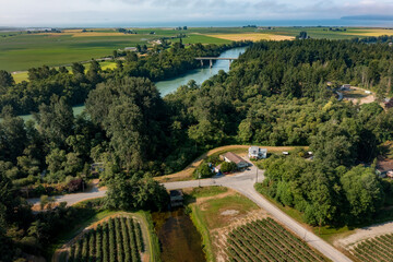 The Skagit River, in Northwest Washington, is the largest and most biologically important river draining to Puget Sound. The river is approximately 150 miles long.