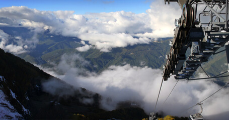 Caucasus Mountains on Krasnaya Polyana