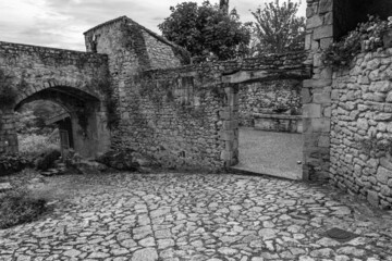Castelmoron d'Albret (Gironde, France) - Porte d'entrée du village