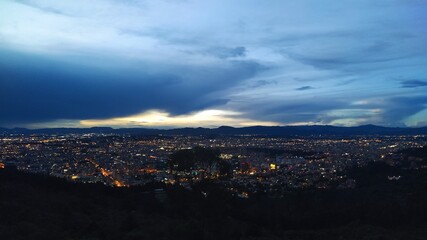 Mirador a Bogota desde la Calera