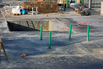 Construction site at the Lippe Hospital in Detmold