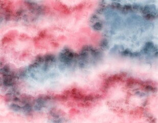 Obraz premium Colorful marble ink paper texture. Chaotic abstract organic design. Bath bomb waves. Pink and blue colours. 