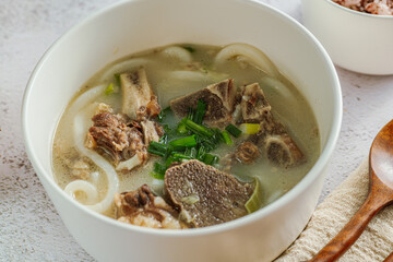 Korean style short rib soup, 'Galbitang'