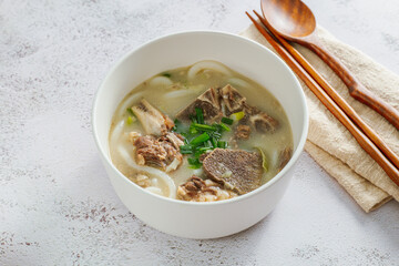 Korean style short rib soup, 'Galbitang'