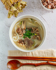Korean style short rib soup, 'Galbitang'