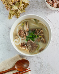 Korean style short rib soup, 'Galbitang'