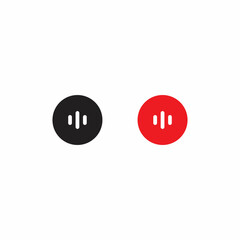 Music Wave Icon Logo Vector