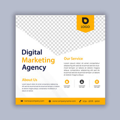 digital marketing social media post, business marketing flyer design