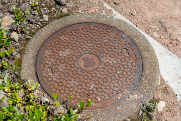 北海道森町、鹿部町、七飯町の北海道駒ヶ岳を登山する風景 Scenery of climbing Mt. Hokkaido-Komagatake in Morimachi, Shikabe-cho, and Nanae-cho, Hokkaido.