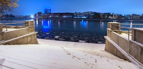 Fototapeta premium On the embankment of the Moskva river