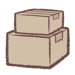 複数のダンボール箱