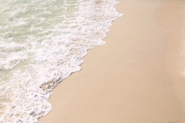 waves on the beach