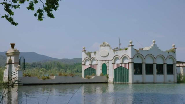 Banyoles lake in catalonia, spain