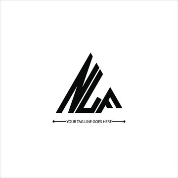 NLF letter logo creative design. NLF unique design