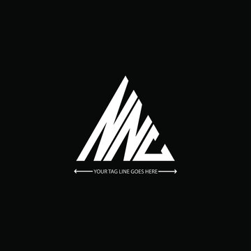 NNC letter logo creative design. NNC unique design
