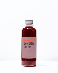 medicine bottle with medicine or Coffee bottle concept