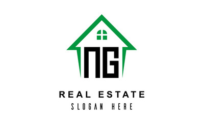 NG real estate logo vector