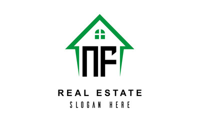 Fototapeta premium NF real estate logo vector