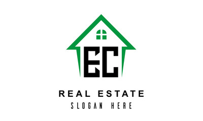 EC real estate logo vector