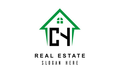 CY real estate logo vector